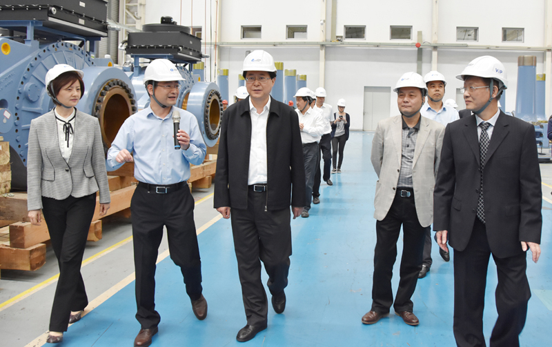 浙江省委副书记、省长车俊一行莅临我司视察